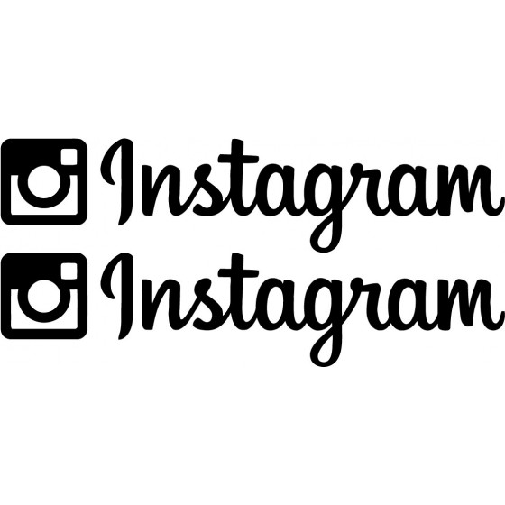 2x Instagram Logo Sticker...