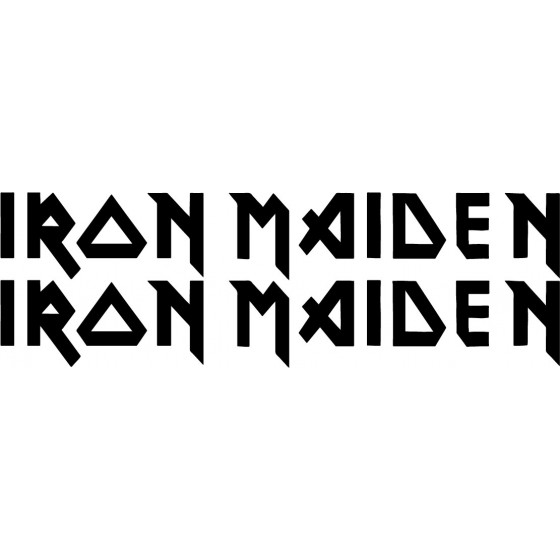 2x Iron Maiden Logo Sticker...