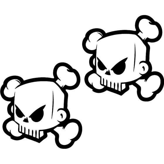 2x Ken Block Skull Logo...