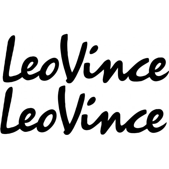 2x Leovince Logo V1 Racing...