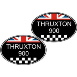 Triumph Thruxton 900 Café Racer Stickers – Motorcycle Decals (2-Pack)
