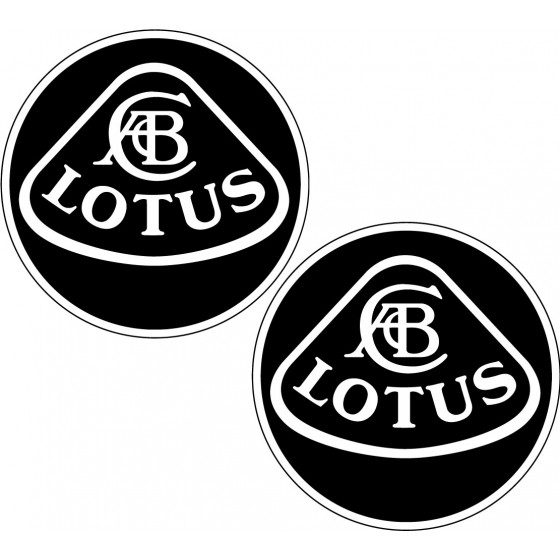 2x Lotus Logo Sticker Decal...