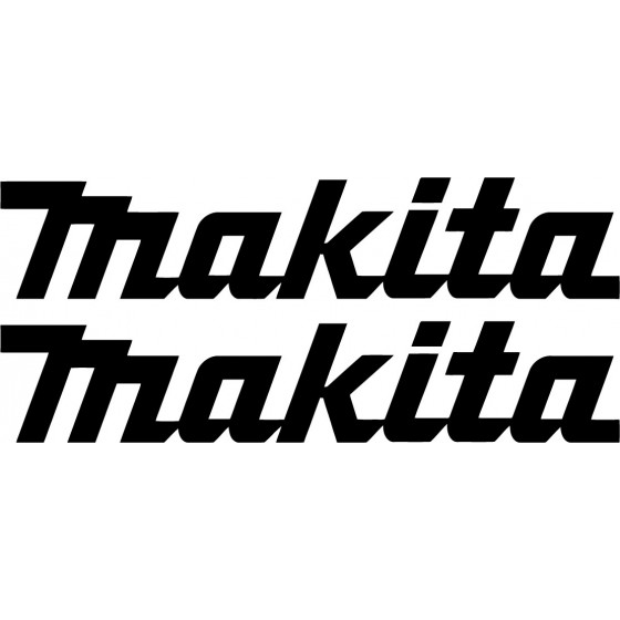 2x Makita Logo Sticker...
