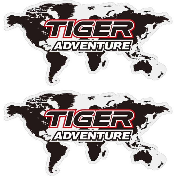 Triumph Tiger Adventure Bike Stickers – Decals (2-Pack)