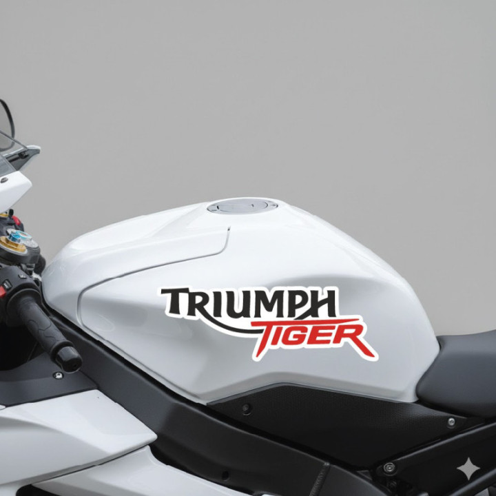 Triumph Tiger Stickers – Tiger 900 1200 Adventure Touring Decals (2-Pack)