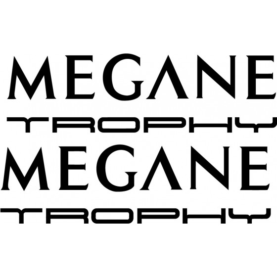 2x Megane Trophy Logo...