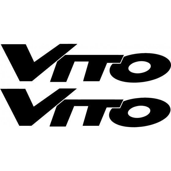 2x Mercedes Vito Logo...