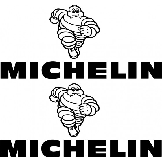 2x Michelin Logo Sticker...