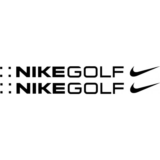 2x Nike Golf Logo Sticker...
