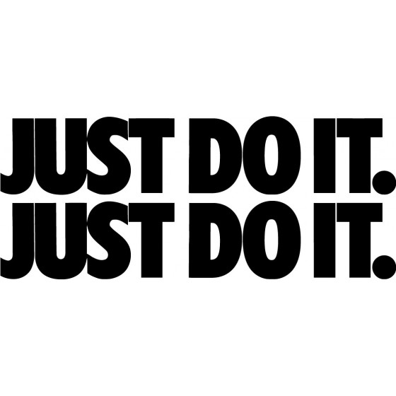 2x Nike Just Do It Logo...