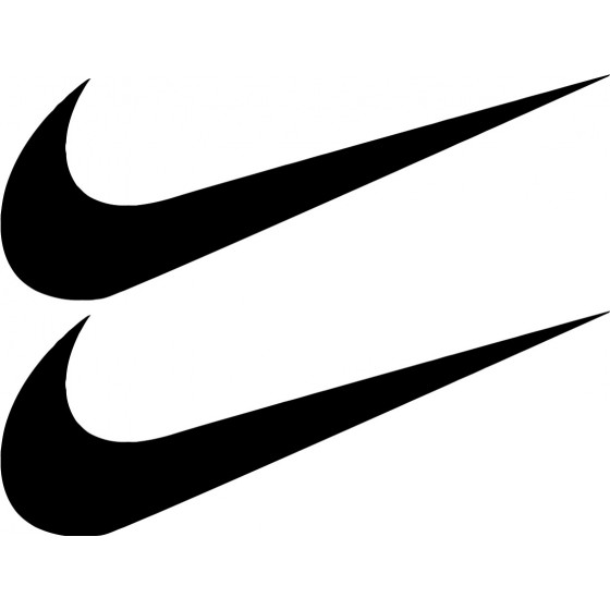 2x Nike V2 Logo Sticker...