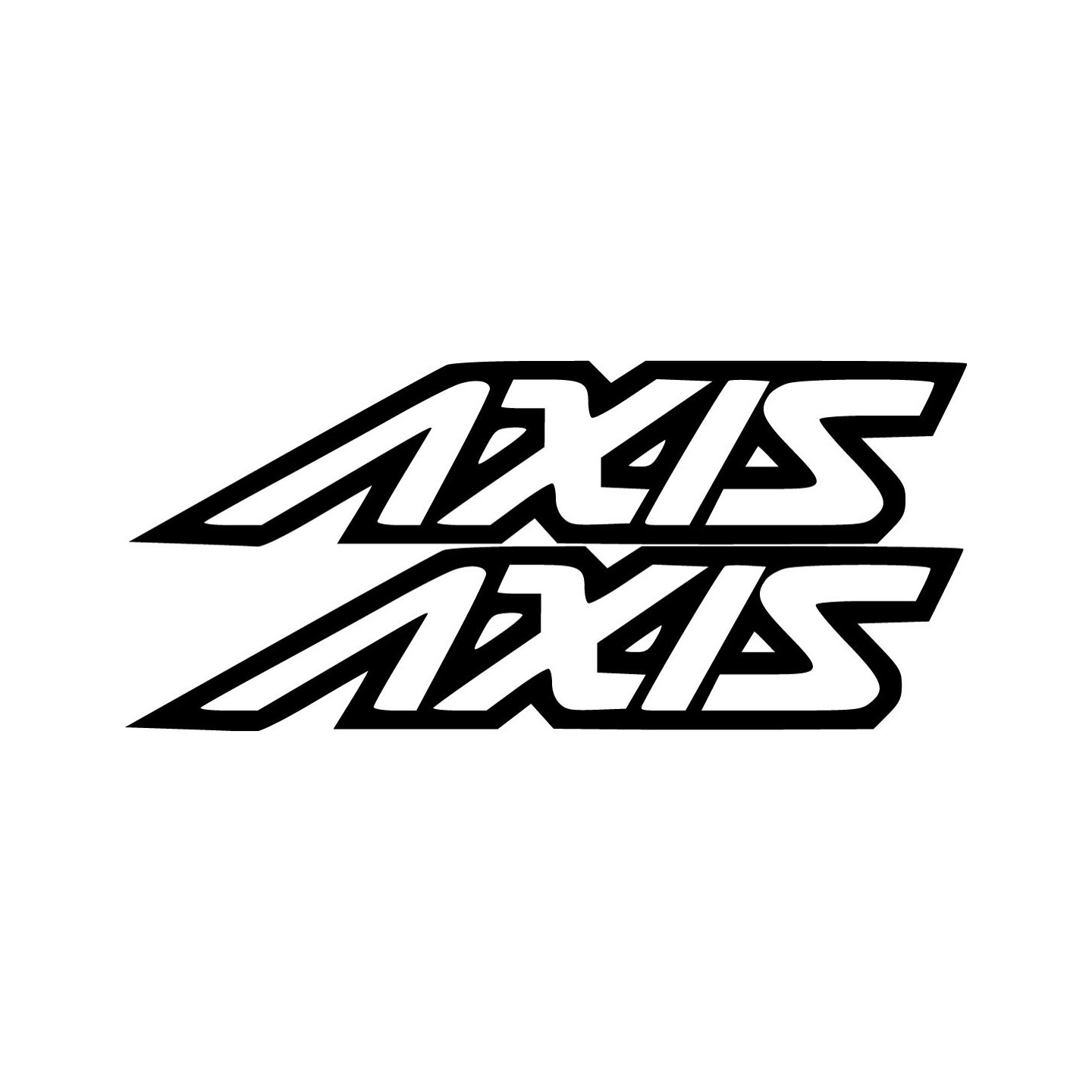 Yamaha Axis Die Cut Stickers Decals - DecalsHouse