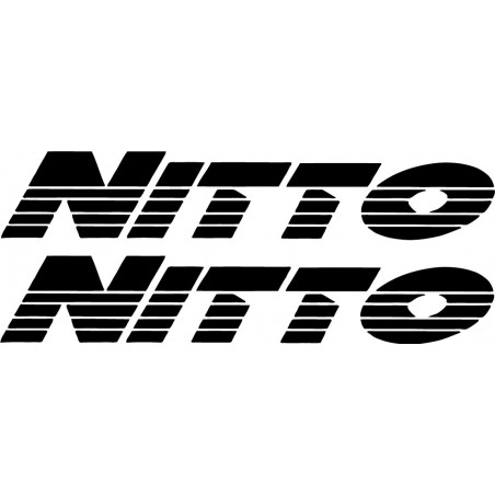 2x Nitto Tires Sponsor Decal Sticker Decal Stickers - DecalsHouse