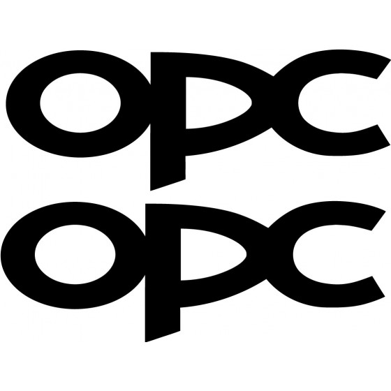 2x Opc Logo Sticker Decal...