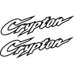 Yamaha Crypton Die Cut Outline Stickers Decals - DecalsHouse