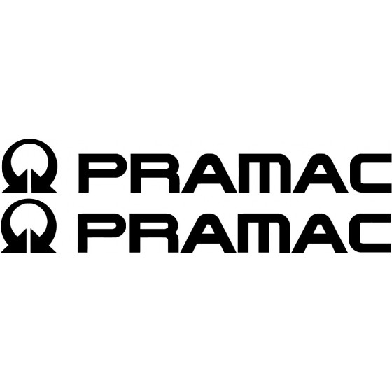 2x Pramac Logo V2 Racing...