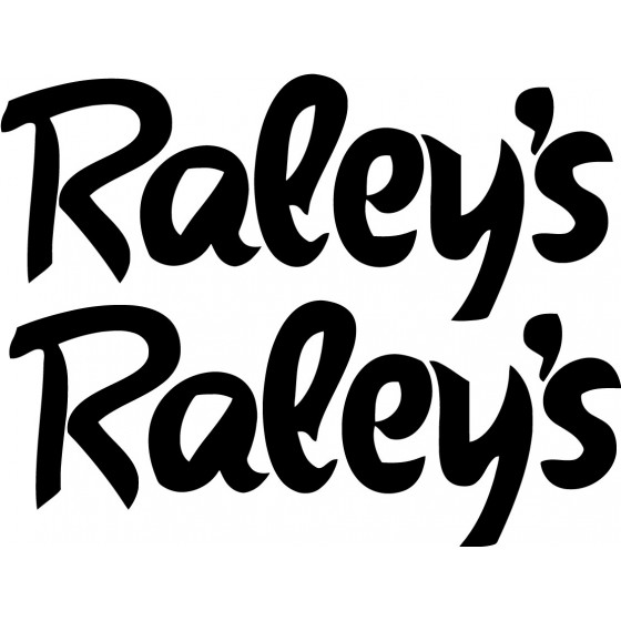2x Raleys Logo Sticker...