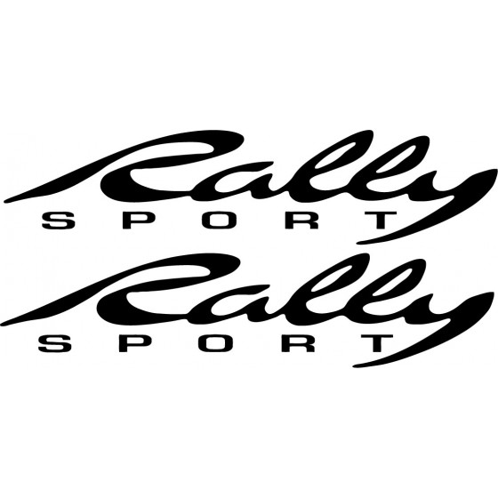 2x Rally Sport Logo Sticker...