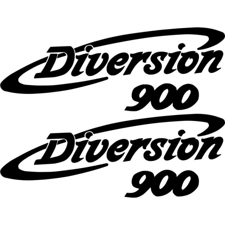 Yamaha Diversion 900 Stickers – XJ900S Sport Tourer Decals (2-Pack)