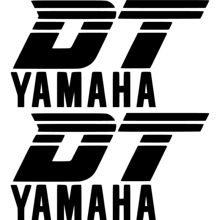 Yamaha Dt Die Cut Style 2 Stickers Decals - DecalsHouse