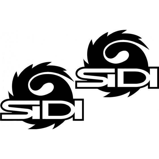 2x Sidi Logo V1 Racing...