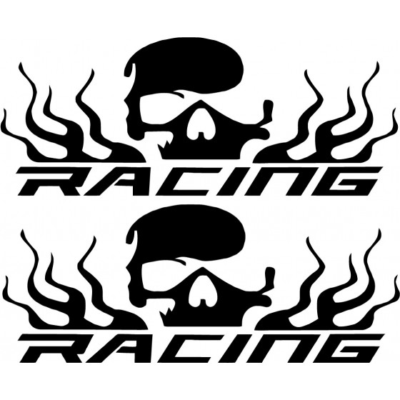 2x Skull Racing Logo...
