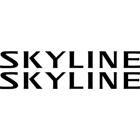 2x Skyline Logo Sticker...