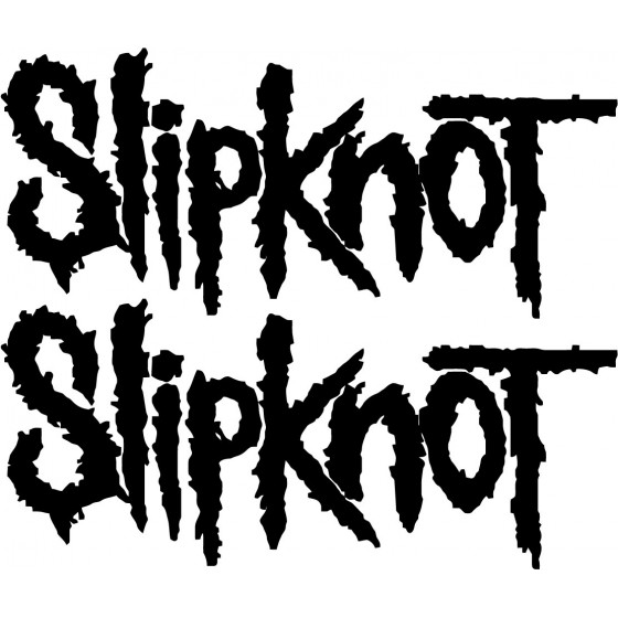 2x Slipknot Logo Sticker...