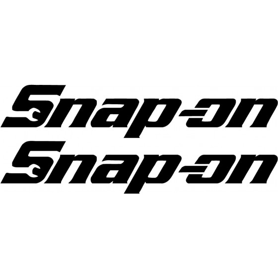 2x Snap On Logo V1 Racing...