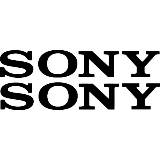 2x Sony Logo Sticker Decal...