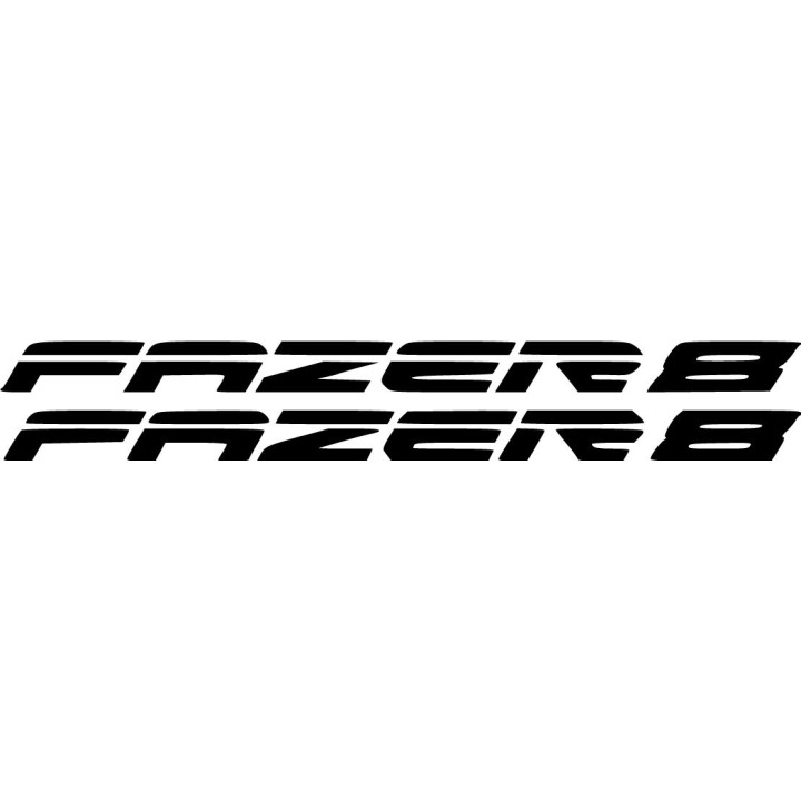 Yamaha Fazer 8 Die Cut Style 2 Stickers Decals - DecalsHouse