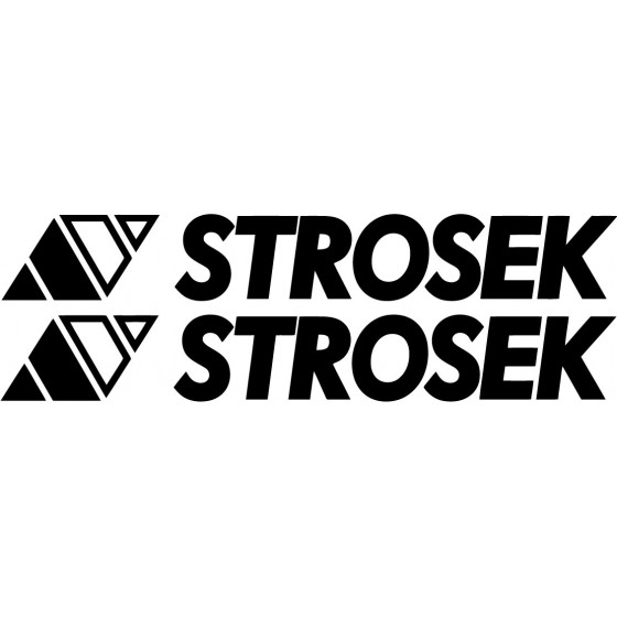 2x Strosek Sticker Decal...