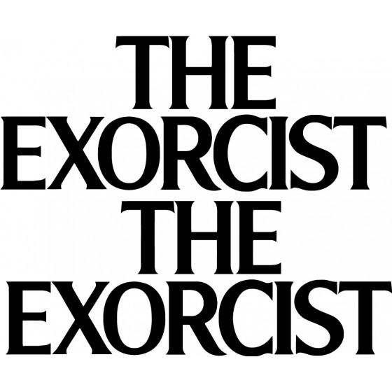 2x The Exorcist Sticker...