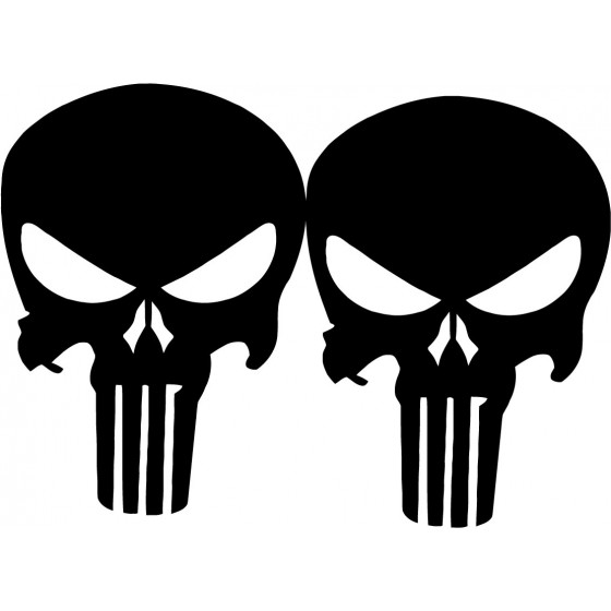 2x The Punisher Logo V1...