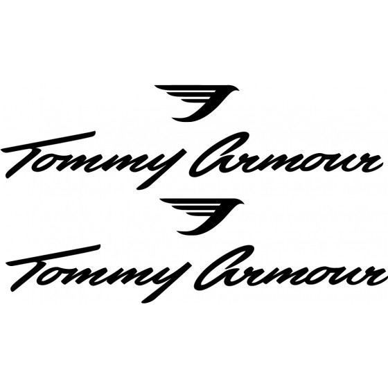 2x Tommy Armour Sticker...