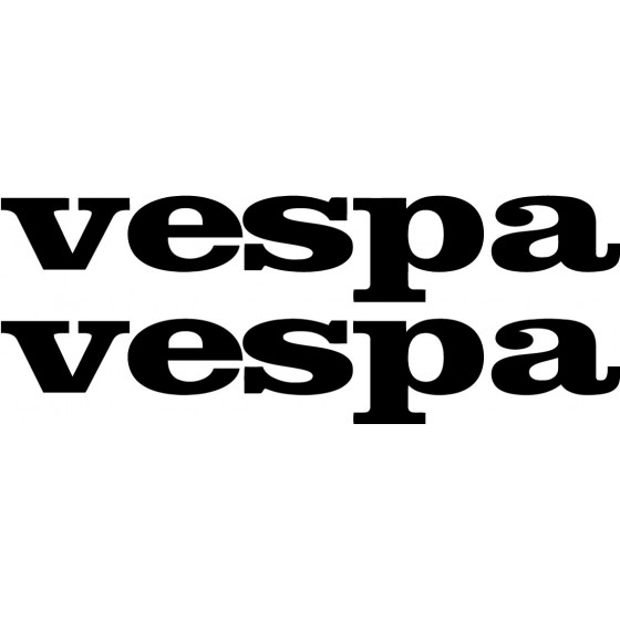 2x Vespa V2 Logo Sticker...