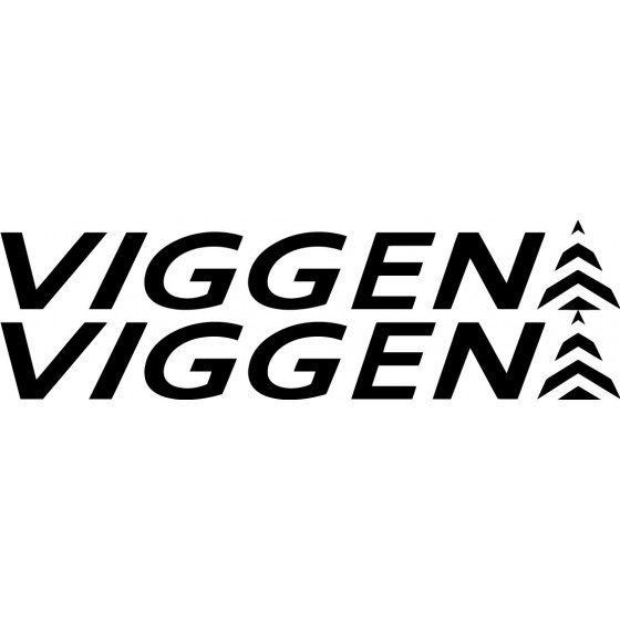 2x Viggen Logo Sticker...