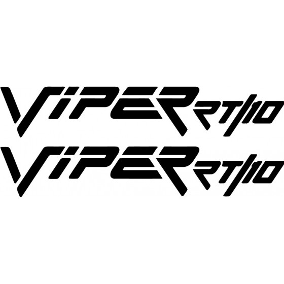 2x Viper Rt10 Logo Sticker...