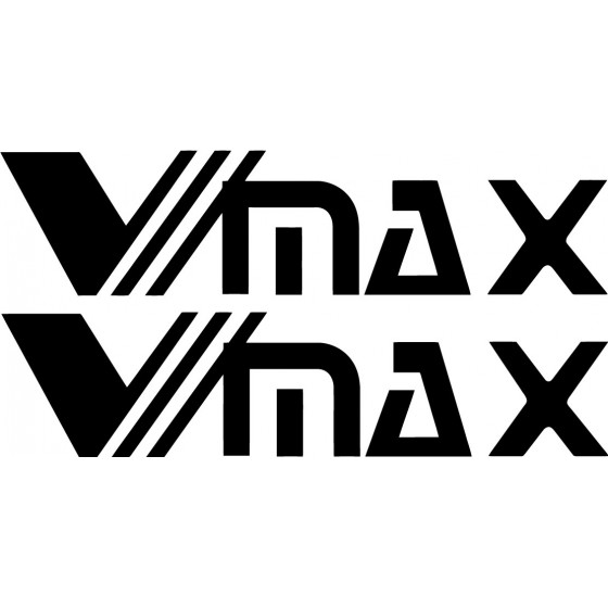 2x Vmax Logo Sticker Decal...