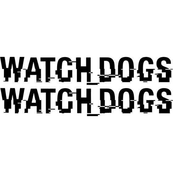 2x Watchdogs Logo Sticker...