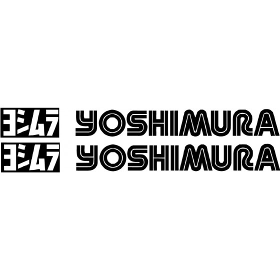 2x Yoshimura Logo V1 Racing...