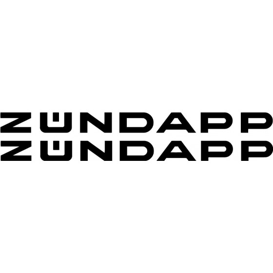 2x Zundapp Logo Decals...