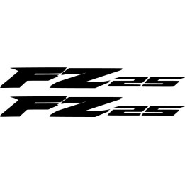 Yamaha Fz 25 Die Cut Style 3 Stickers Decals - DecalsHouse