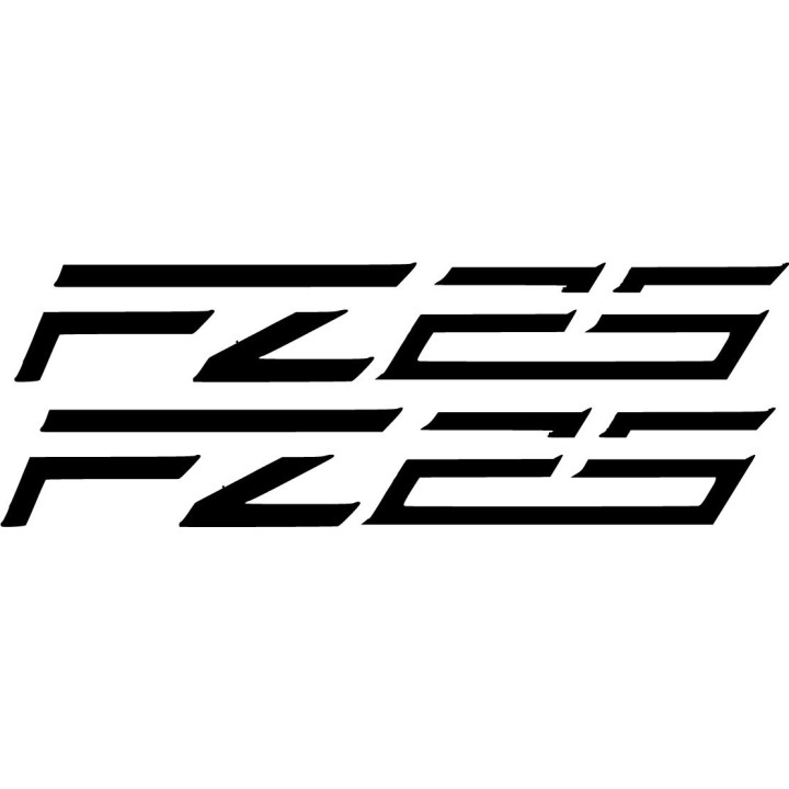 Yamaha Fz 25 Die Cut Style 4 Stickers Decals - DecalsHouse