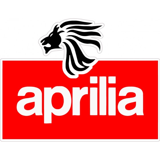 2x Aprilia Logo Style 6...
