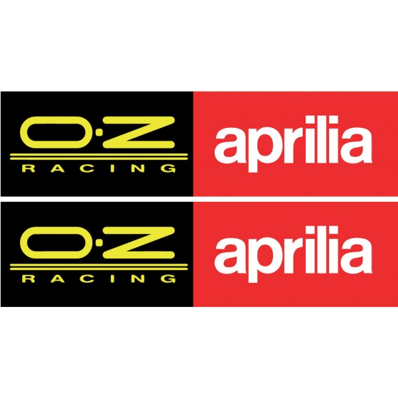 2x Aprilia Oz Racing Logo...