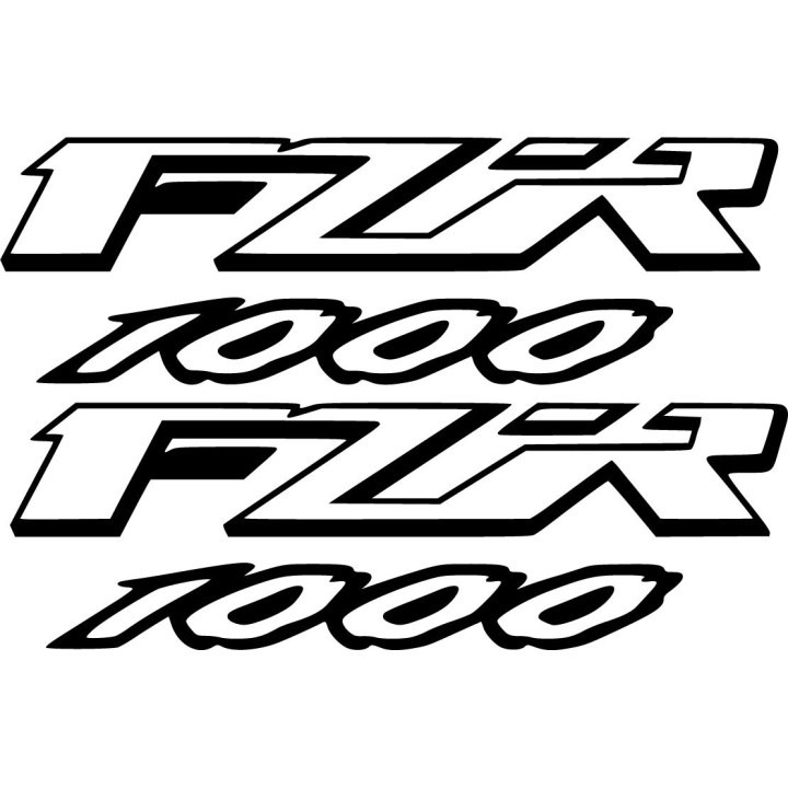 Yamaha Fzr 1000 Die Cut Stickers Decals - DecalsHouse