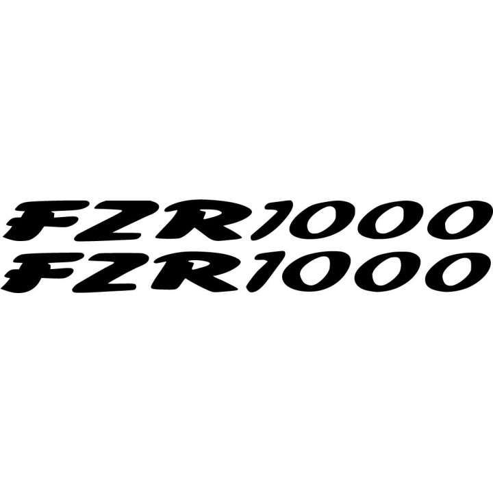 Yamaha Fzr 1000 Die Cut Style 3 Stickers Decals - DecalsHouse