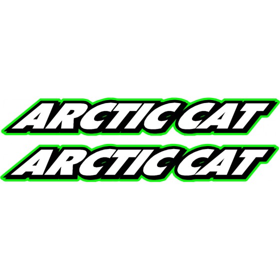 Arctic Cat Lettering Green...