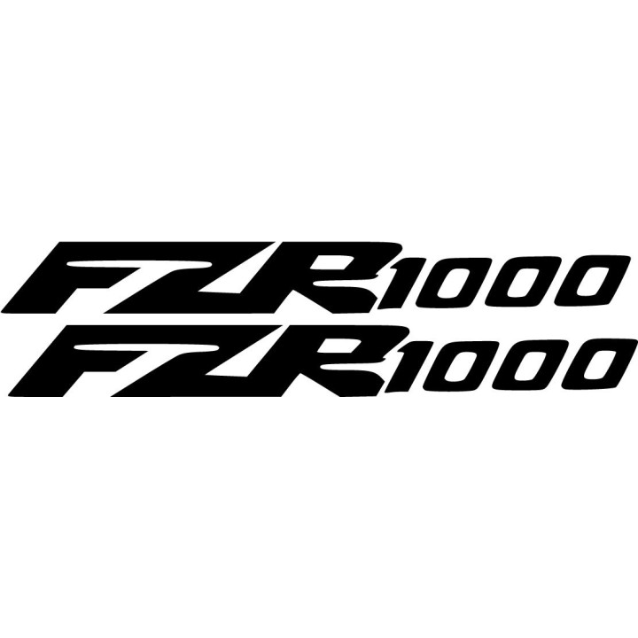 Yamaha Fzr 1000 Die Cut Style 4 Stickers Decals - DecalsHouse